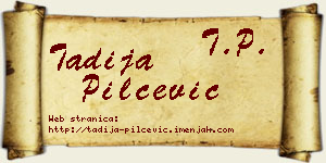 Tadija Pilčević vizit kartica